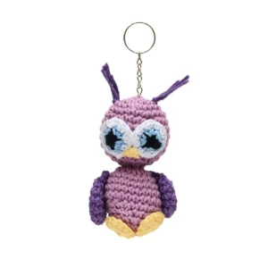 Chaveiro Coruja em amigurumi - Artesanato e Personalizados