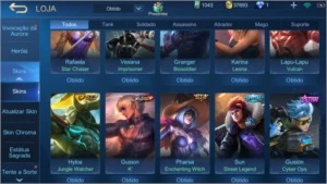 Conta MobileLegends Gusion K’ - Mobile Legends