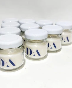 Mini Vela Aromática Casamento 40g - Artesanato e Personalizados