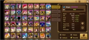 Conta summoners entrando end game - Summoners War