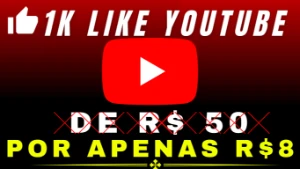 1K Seguidores Like Youtube  (Promoção) - Redes Sociais