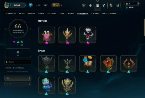 653 Skins, 468 Icones Gold IV, 130 Chromas - League of Legends LOL