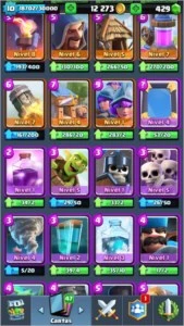 Conta 4k troféus, deck do Meta upado, muitas lendárias - Clash Royale