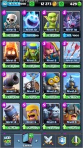 Conta 4k troféus, deck do Meta upado, muitas lendárias - Clash Royale