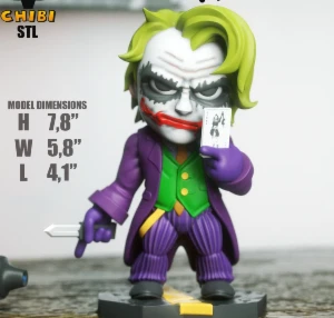 Joker Heath Ledger Chibi STL - Others