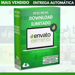 Acesso Envato Elements - 1 ano de acesso - Assinaturas e Premium
