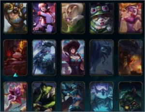 conta lol 87 skins - League of Legends