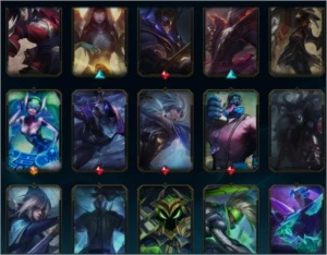 conta lol 87 skins - League of Legends