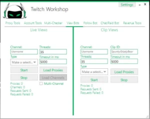 twitch Workshop -programa para lives tw