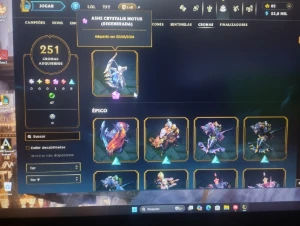 Conta league of legends Level 885 topzera LOL