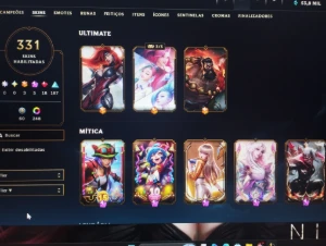 Conta league of legends Level 885 topzera LOL