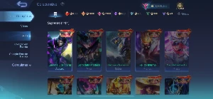 Conta Mobile Legends 137Herois/307Skins