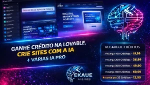 Lovable.Dev (Conta E Recarga) - Entrega Rapida