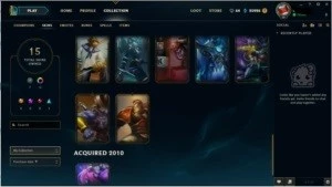 Conta de lol 2 skins ultra raro - League of Legends