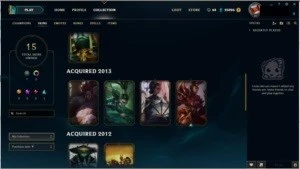 Conta de lol 2 skins ultra raro - League of Legends