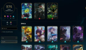 Conta Mestre Nível 644, Mmr Buffadasso, 275 Skins, 147 Croma - League of Legends LOL