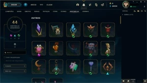 CONTA LOL FULL CHAMP D4 64% WIN RATE MMR MESTRE - League of Legends