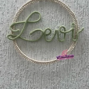Porta Maternidade Macramê Simples em Tricotin - Artesanato e Personalizados