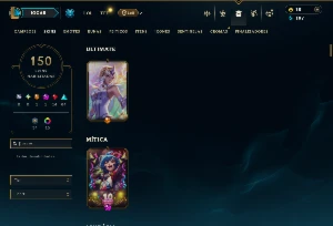 Unranked com TODOS os Champs e 150 Skins ( MID / ADC / SUP) - League of Legends LOL