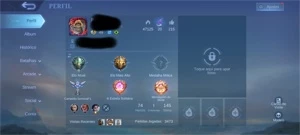 Conta main ADC - Mobile Legends