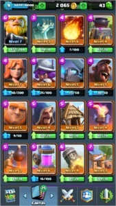 Clash Royale lvl9 com 4 lendárias
