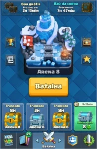 Clash Royale lvl9 com 4 lendárias