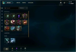 Conta de League Of Legends com 111 Campeões! LOL