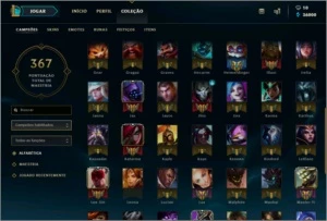 Conta de League Of Legends com 111 Campeões! LOL