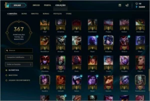 Conta de League Of Legends com 111 Campeões! LOL