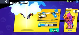 Conta brawl stars ótima para começar desbloqueando kanji.