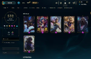 Conta League Of Legends Com 532 Skins Full Acesso LOL