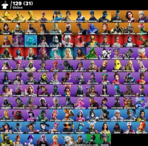 >>Conta Fortnite | 129 Skins | STW Fundador |Warpaint| Entre