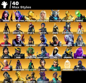 >>Conta Fortnite | 129 Skins | STW Fundador |Warpaint| Entre