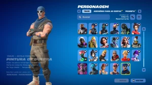 >>Conta Fortnite | 129 Skins | STW Fundador |Warpaint| Entre