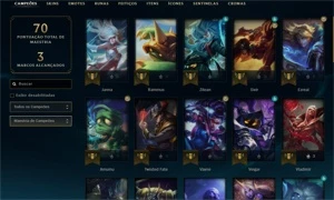 Conta gold 4 - LOL - League of Legends