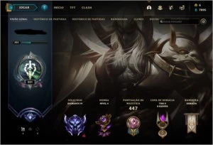 Conta de lol com 164 skin diamante - League of Legends