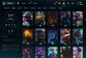 Conta Unranked com TODOS os champs  e 379 Skin + 4 Prestigio - League of Legends LOL