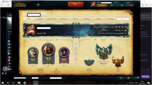 CONTA PLATINA  S6 E S7 COM BORDA - League of Legends LOL