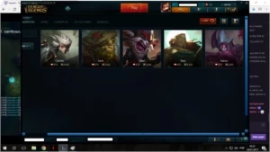CONTA PLATINA  S6 E S7 COM BORDA - League of Legends LOL