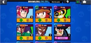 4 contas Supercell: brawl stars, Clash of clans