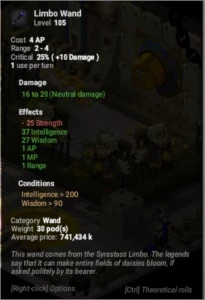 Spiritia - Varinha de Limbo - Dofus