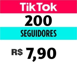 200 seguidores TikTok - Redes Sociais