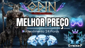 [Melhor Preço] Odin Valhalla Rising - 1000 Diamantes - 24/7