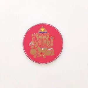 Mandala Indiana Colorida - Artesanato e Personalizados