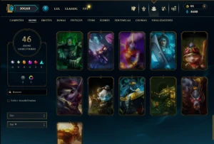 Prata 1 com 95 Champs e 46 Skins ( Mais de 150 Jogos ) - League of Legends LOL