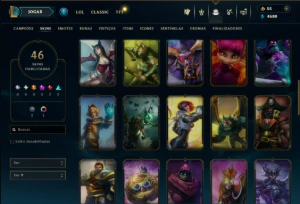 Prata 1 com 95 Champs e 46 Skins ( Mais de 150 Jogos ) - League of Legends LOL