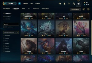 Conta prata 3 com 150 Champs e 137 Skins + 3 Miticas - League of Legends LOL