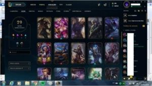 Conta ouro 4 com Riven campeonato - League of Legends LOL