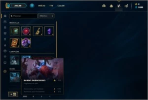 Conta ouro 4 com 4 skins e 23 champs - League of Legends LOL