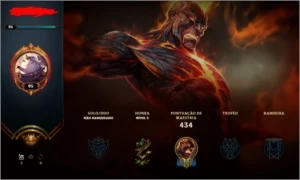 Conta LoL Todos champs + 50 skins + 23k EA - League of Legends